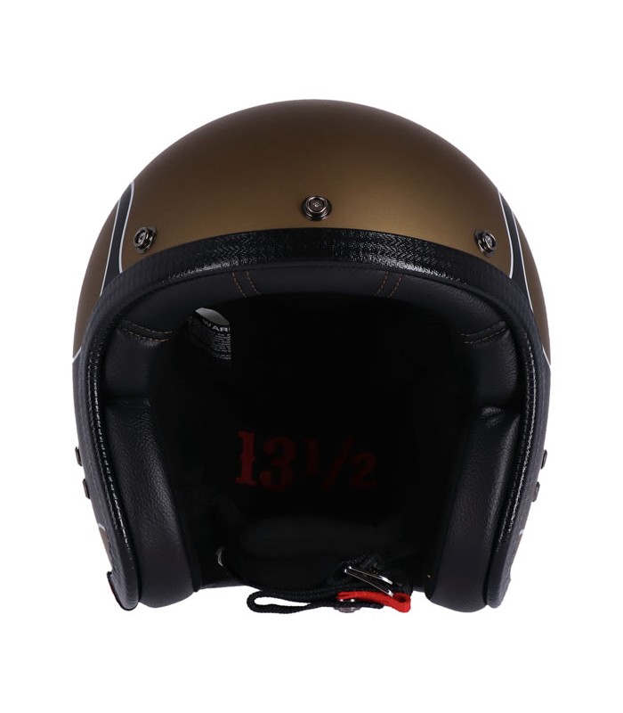 Jet 13 1/2 Skull Bucket FLAMES MATT GOLD