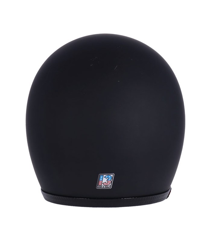 Casque Jet 13 1/2 Skull Bucket noir matt