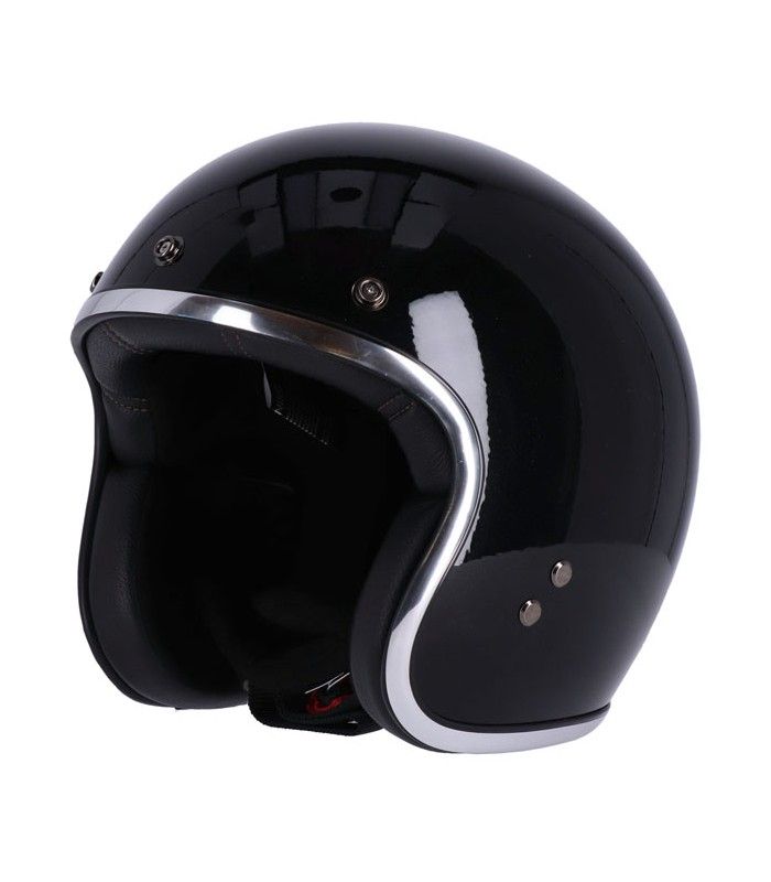 Jet helm 13 1/2 Skull Bucket schwarz
