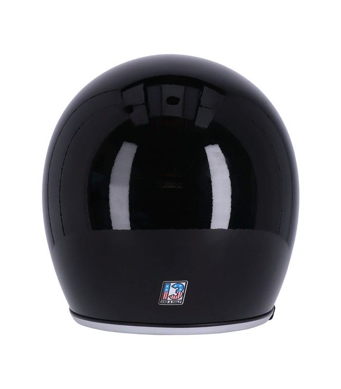 Jet helm 13 1/2 Skull Bucket schwarz