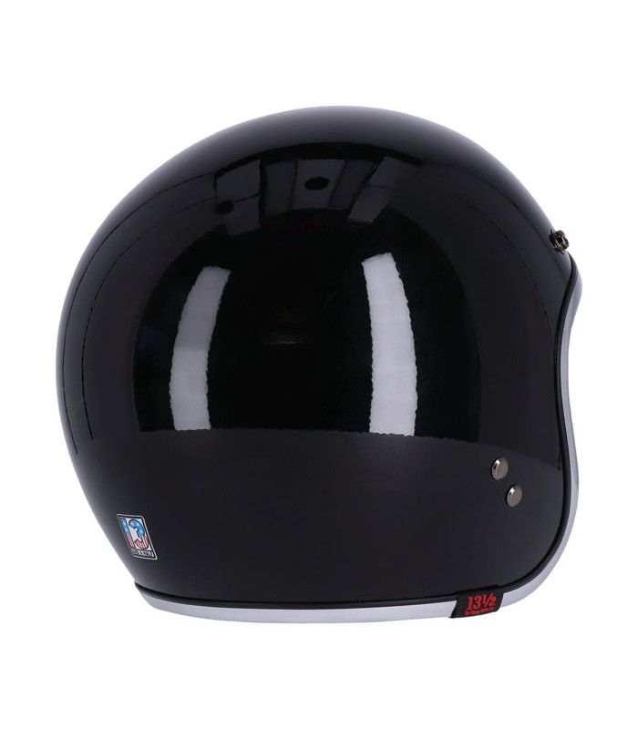 Jet helm 13 1/2 Skull Bucket schwarz