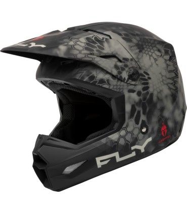 Casco cross Fly Racing Kinetic S.E. nero opaco