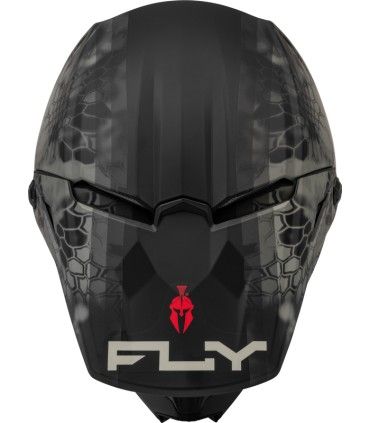 Casco cross Fly Racing Kinetic S.E. nero opaco