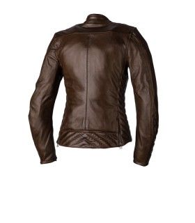 Rst Roadster 3 leather lady jacket brown