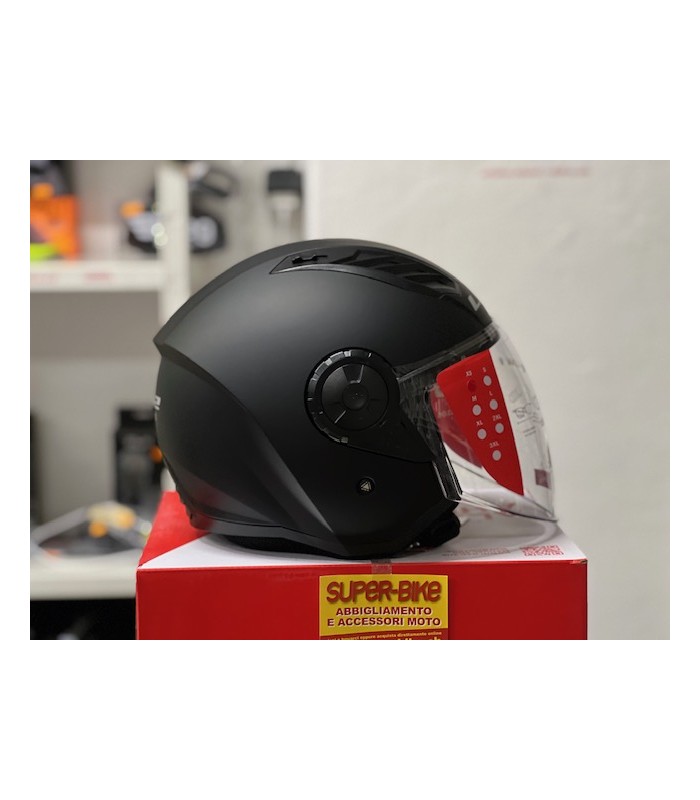 Casque jet LS2 OF616 Airflow 2 noir matt