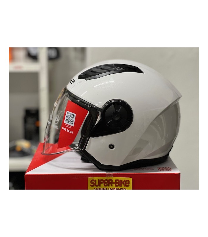 Helm jet LS2 OF616 Airflow 2 weiss