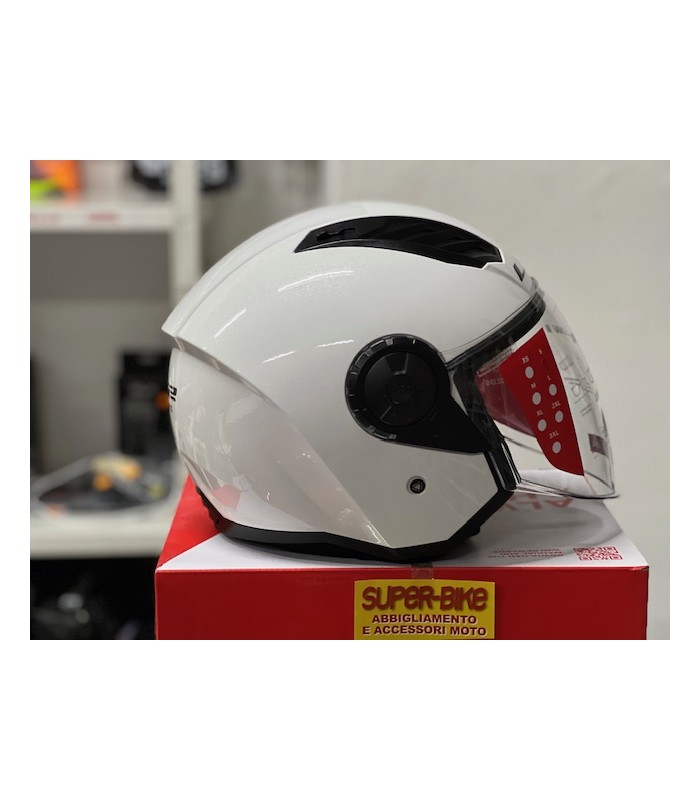 Casque jet LS2 OF616 Airflow 2 blanc