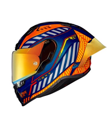 Casco moto Nexx X.R3R Out Brake arancio