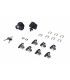 SW-Motech Kit de serrures TRAX avec kit antivol PRO. 9 serrures et 2 clés. Kit antivol