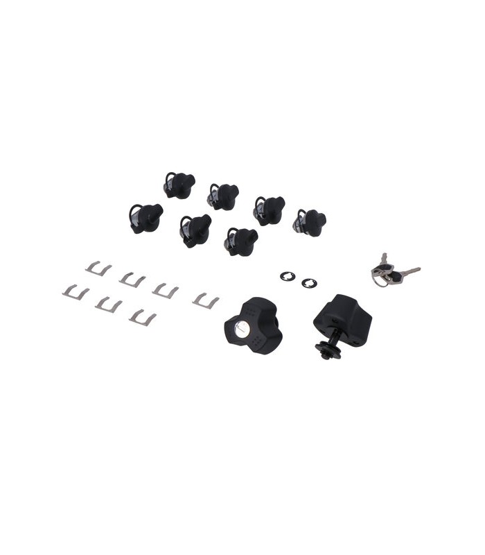 SW-Motech Kit de serrures TRAX avec kit antivol EVO. 9 serrures et 2 clés