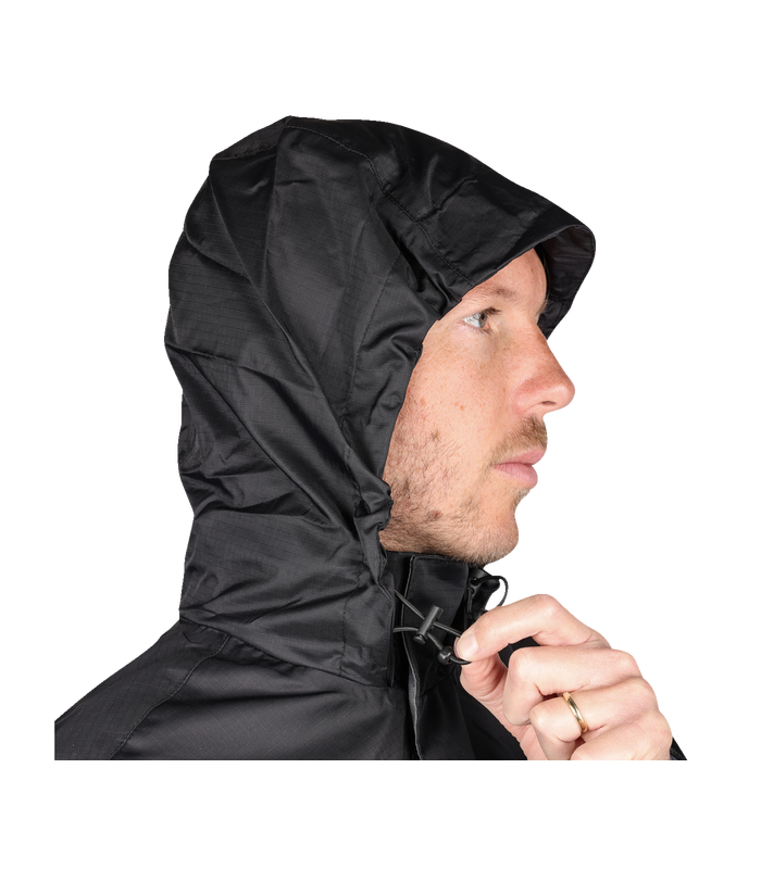 THRASHIN MISSION rain jacket grey
