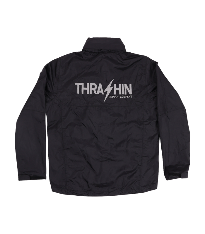 THRASHIN MISSION giacca pioggia nera