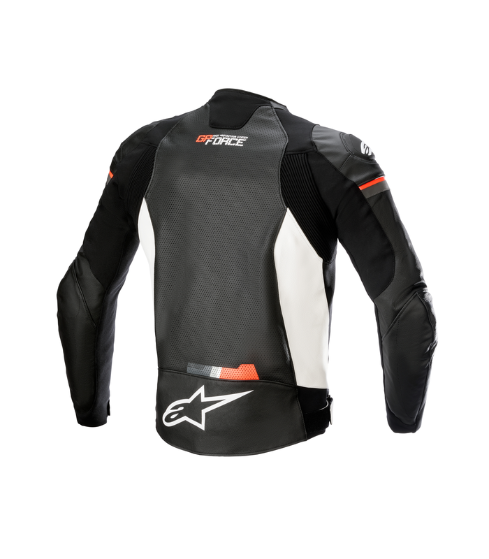 Leder jacke Alpinestars GP Force Airflow schwarz rot