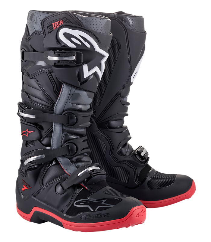 Alpinestars Tech 7 gray red Boot