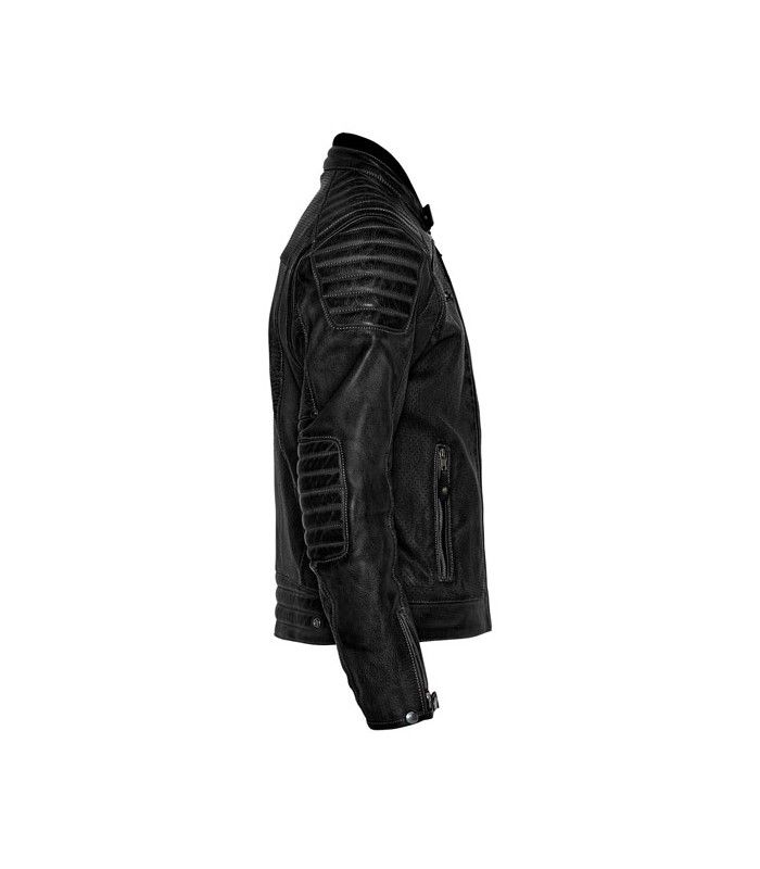 Motorrad lederjacke John Doe Storm schwarz