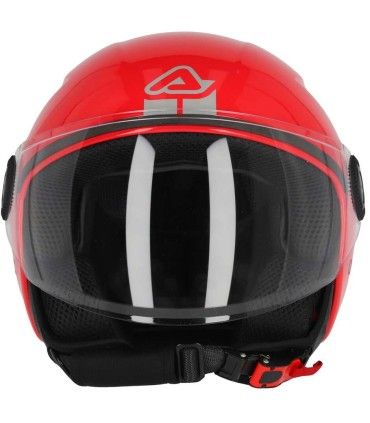 Casco jet Acerbis Brezza rosso