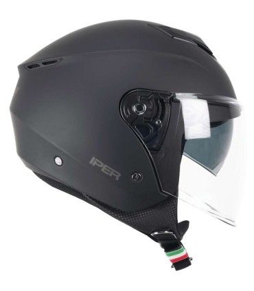 Casco jet CGM 126 A nero opaco