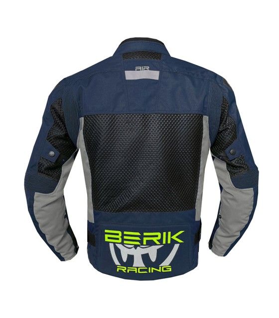 PRO FUTURE Giacca Giubbotto Da Moto Estiva Traforata Impermeabile Imbottita Verde E Giallo (GIALLO FLUO, XL - 11