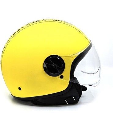 Casco jet BHR 835 Special giallo opaco