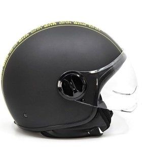 Casque jet BHR 835 Special Cool noir mat