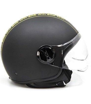 Casque jet BHR 835 Special Cool noir mat