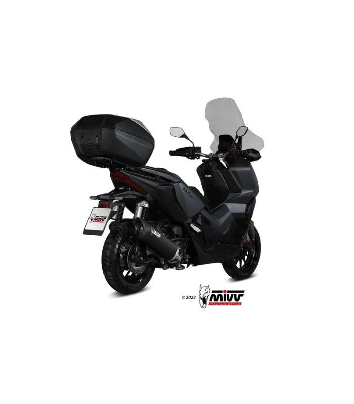 Mivv Mover Nero Inox Euro 5 Slip On Honda ADV 350 (2022-24)