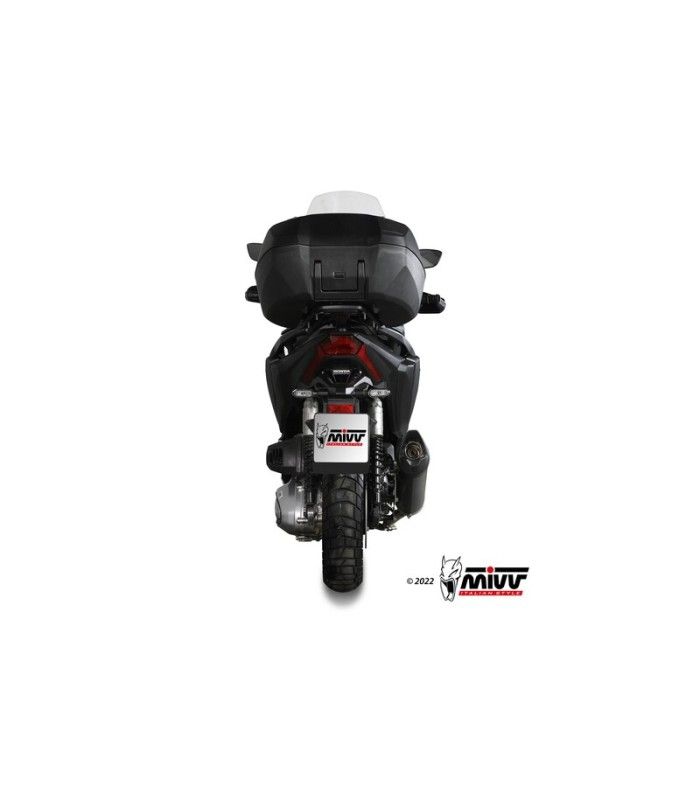 Mivv Mover Nero Inox Euro 5 Slip On Honda ADV 350 (2022-24)