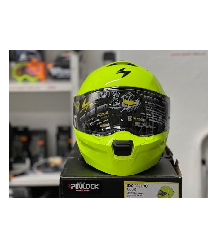 Helm Scorpion Exo-930 Evo gelb