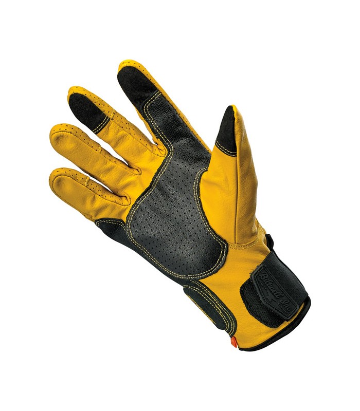 BILTWELL BORREGO CE gelb leder handschuhe