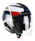 Casco jet CGM 136G Galaxy bianco blu rosso