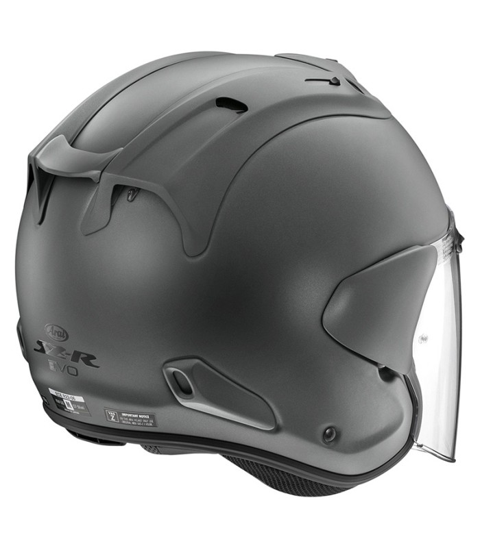 Casco jet Arai SZ-R Vas Evo gun metallic opaco