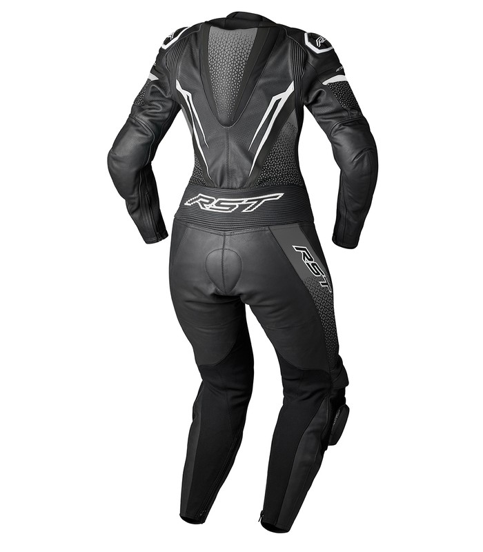 Tuta in pelle donna RST Tractech EVO 5 nero bianco