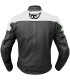 Motorrad lederjacke Berik Lj Sport Classic schwarz weiss
