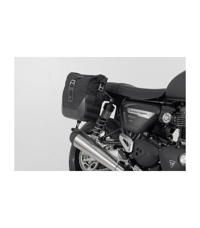 SW-Motech Legend Gear Seitentaschen-System LC. Black Edition. Triumph Speed Twin 1200 (18-)
