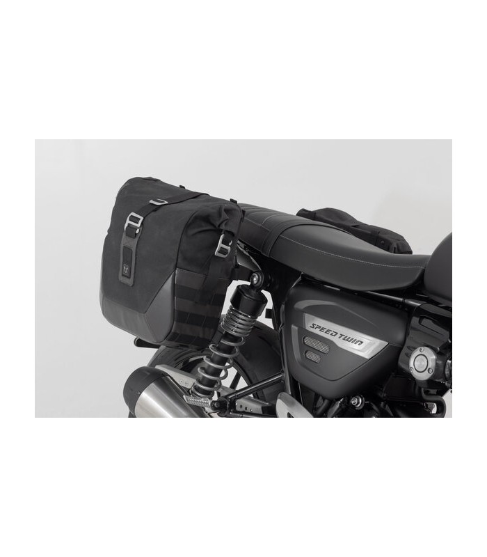SW-Motech Legend Gear Seitentaschen-System LC. Black Edition. Triumph Speed Twin 1200 (18-)