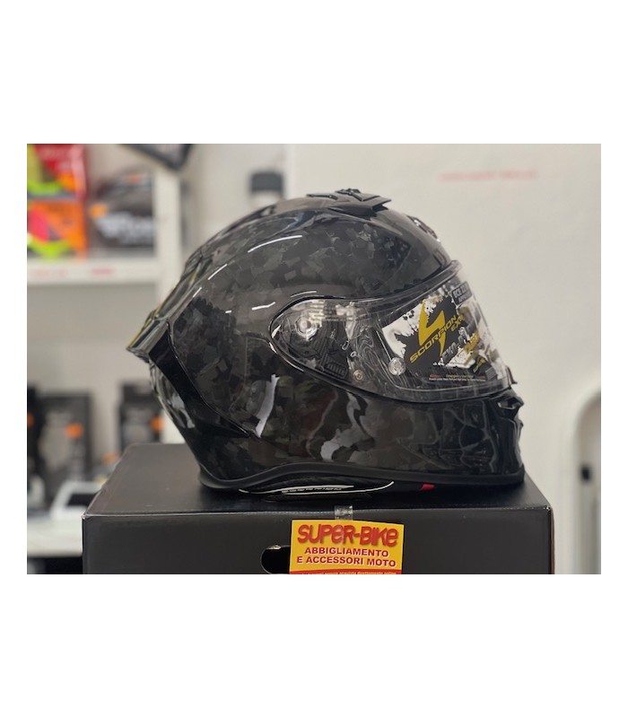 Scorpion Exo R1 Evo Carbon Air Onyx black helmet