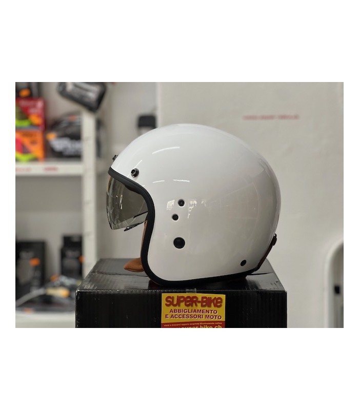 Casco jet Scorpion Belfast Evo Luxe bianco
