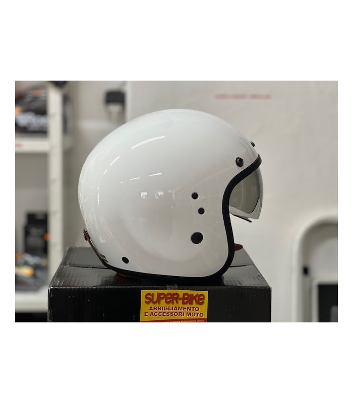 Casco jet Scorpion Belfast Evo Luxe bianco
