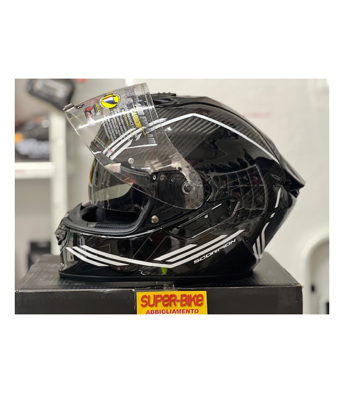 Integralhelm Scorpion Exo 1400 Evo 2 Carbon Air Reika weiss