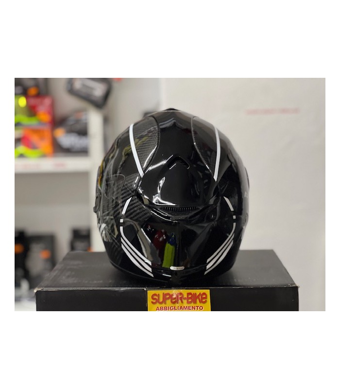 Casque intégral Scorpion Exo 1400 Evo 2 Carbon Air Reika blanc