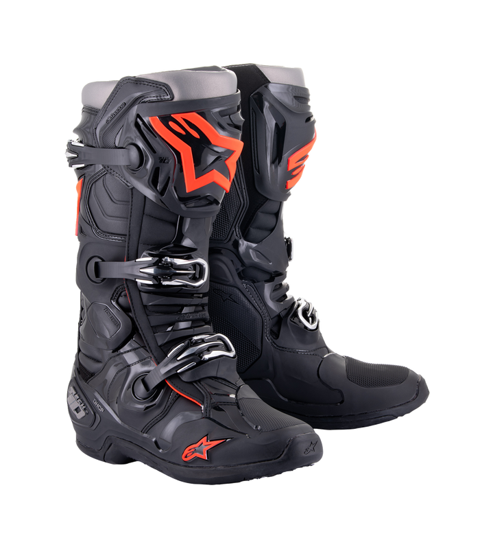 Alpinestars Tech 10 noir rouge fluo