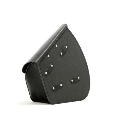 LONGRIDE, SAC À BRAS OSCILLANT Harley Davidson Softail (2018-23) CUIR NOIR 7 LITRES