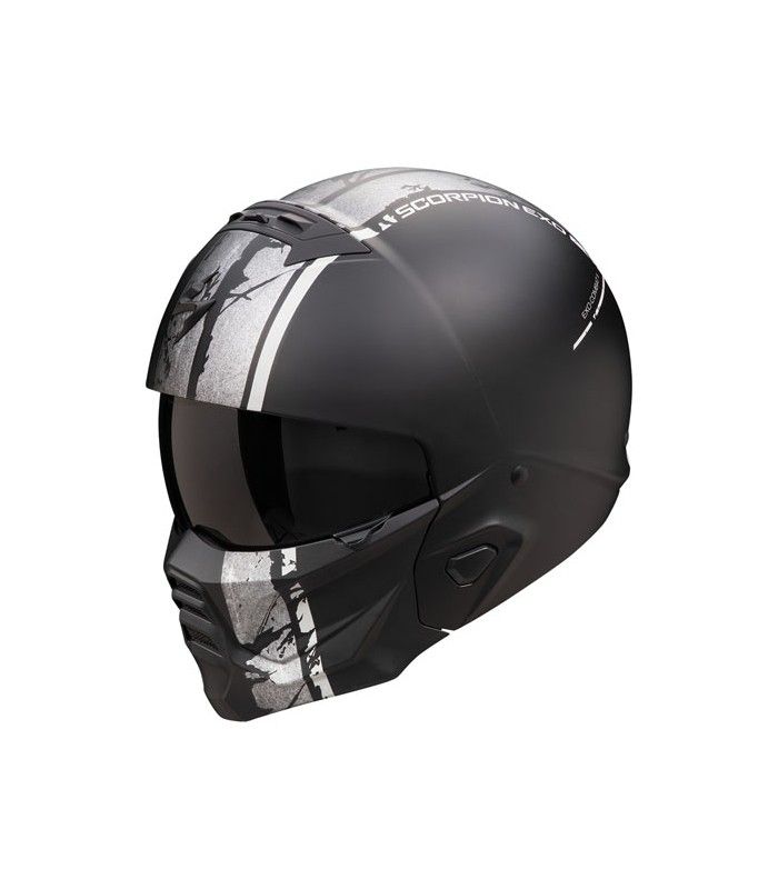 Casco Scorpion Exo Combat 2 Lord nero opaco silver