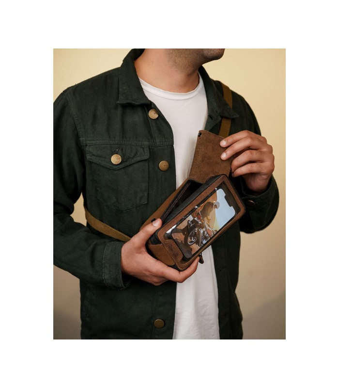 TRIP MACHINE NAVIGATOR BAG tobacco