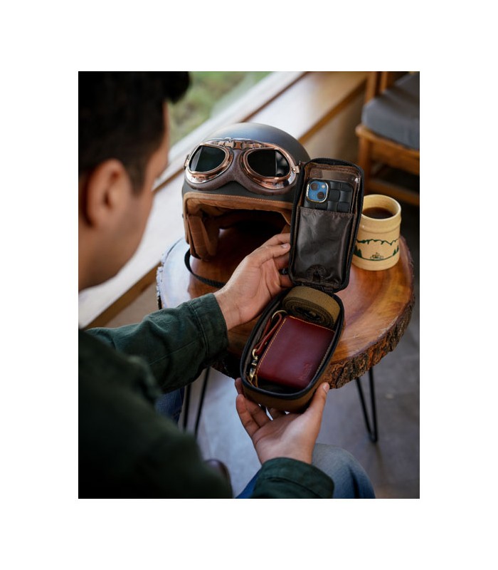 TRIP MACHINE NAVIGATOR BAG marrone