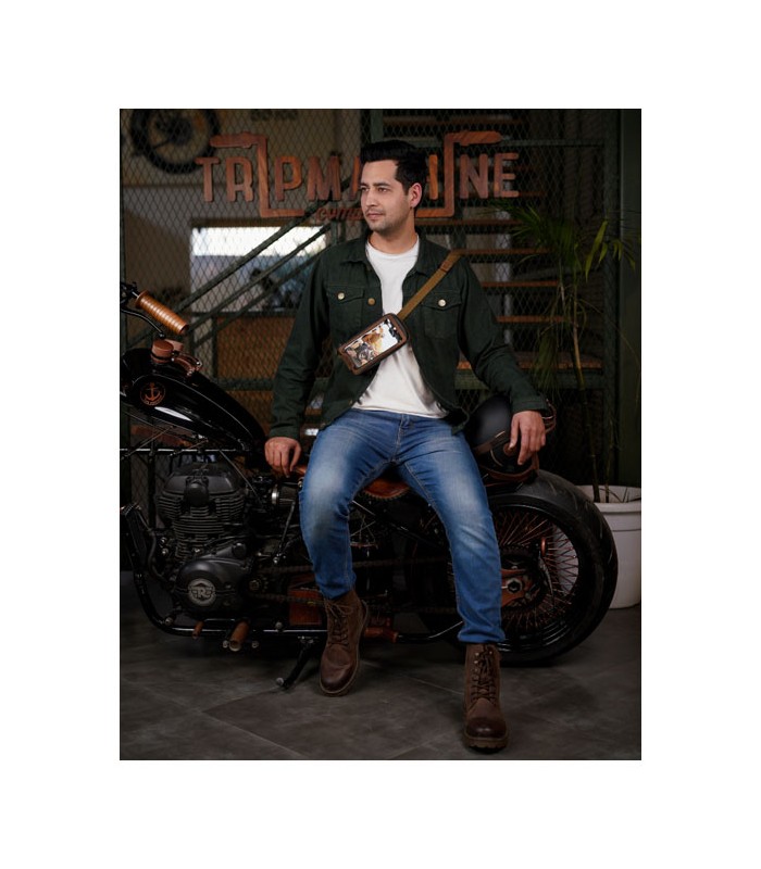 TRIP MACHINE NAVIGATOR BAG marrone