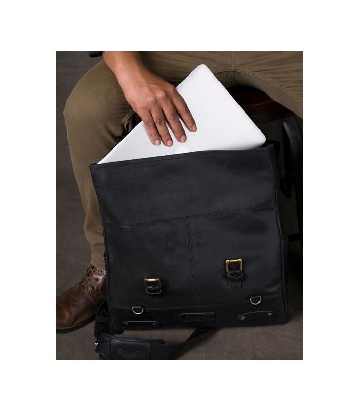 TRIP MACHINE OUTLAW SADDLEBAG schwarz