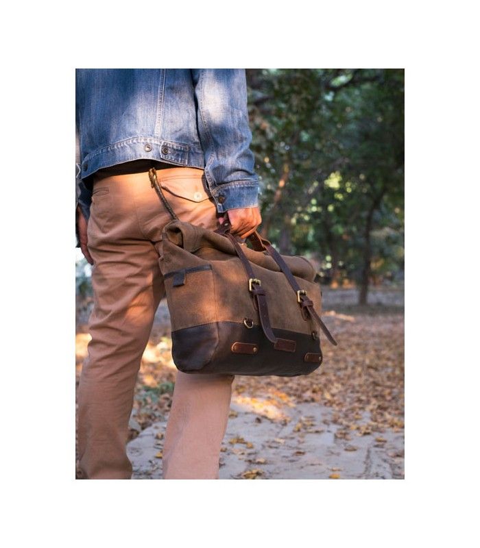 TRIP MACHINE OUTLAW SADDLEBAG tobacco
