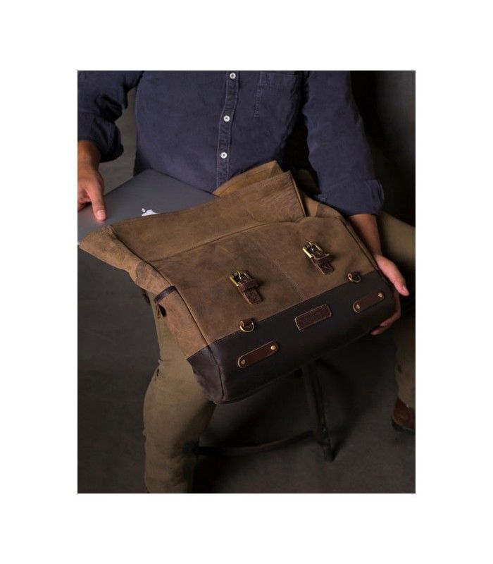 TRIP MACHINE OUTLAW SADDLEBAG marron