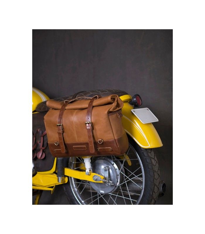 TRIP MACHINE OUTLAW SADDLEBAG VINTAGE TAN